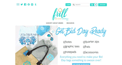 Desktop Screenshot of frillclothing.com