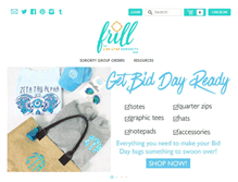 Tablet Screenshot of frillclothing.com